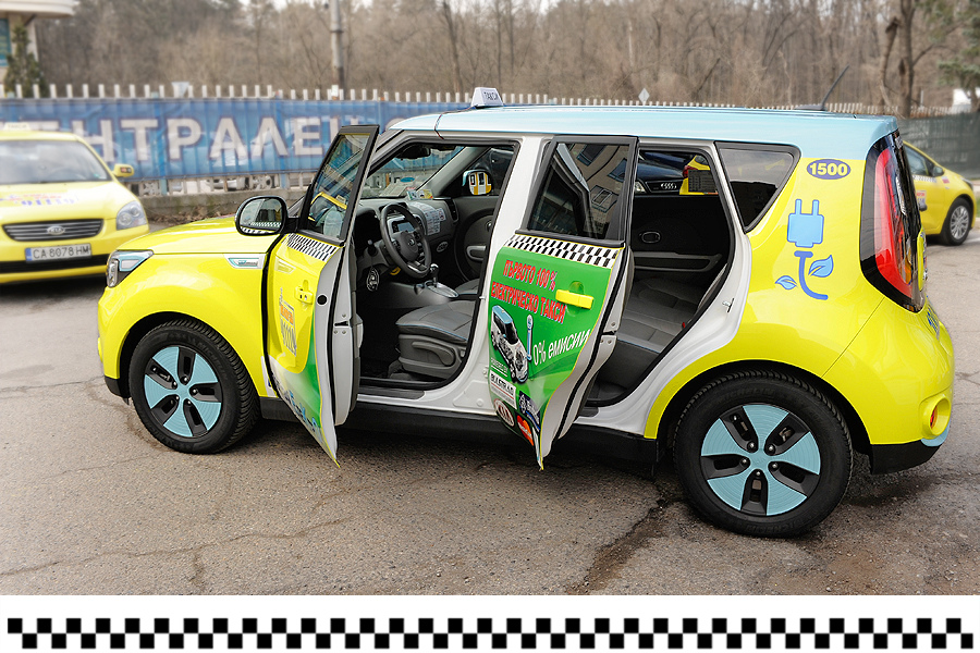 First electric taxi