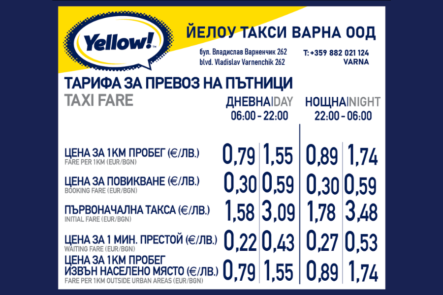 Тарифи Варна