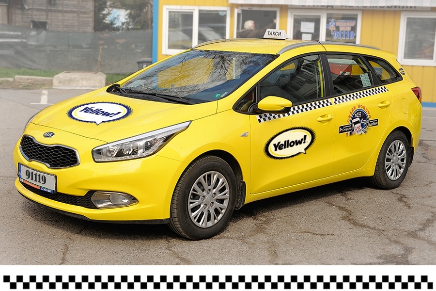 Kia Cee D Taksimetrov Avtomobil Jelou Taksi